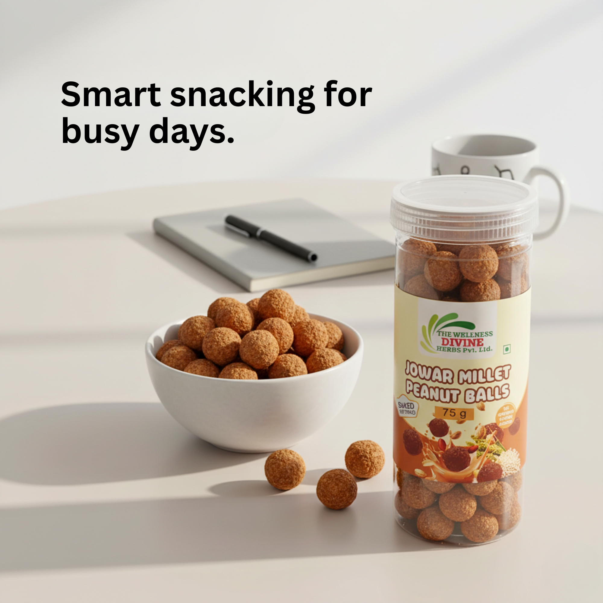 Jowar Millet Peanut Balls – Protein-Rich Crunchy Snack