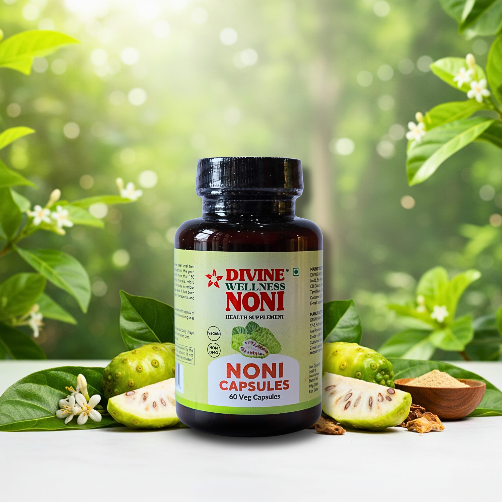 Divine Wellness Noni Capsule (Veg Capsule)