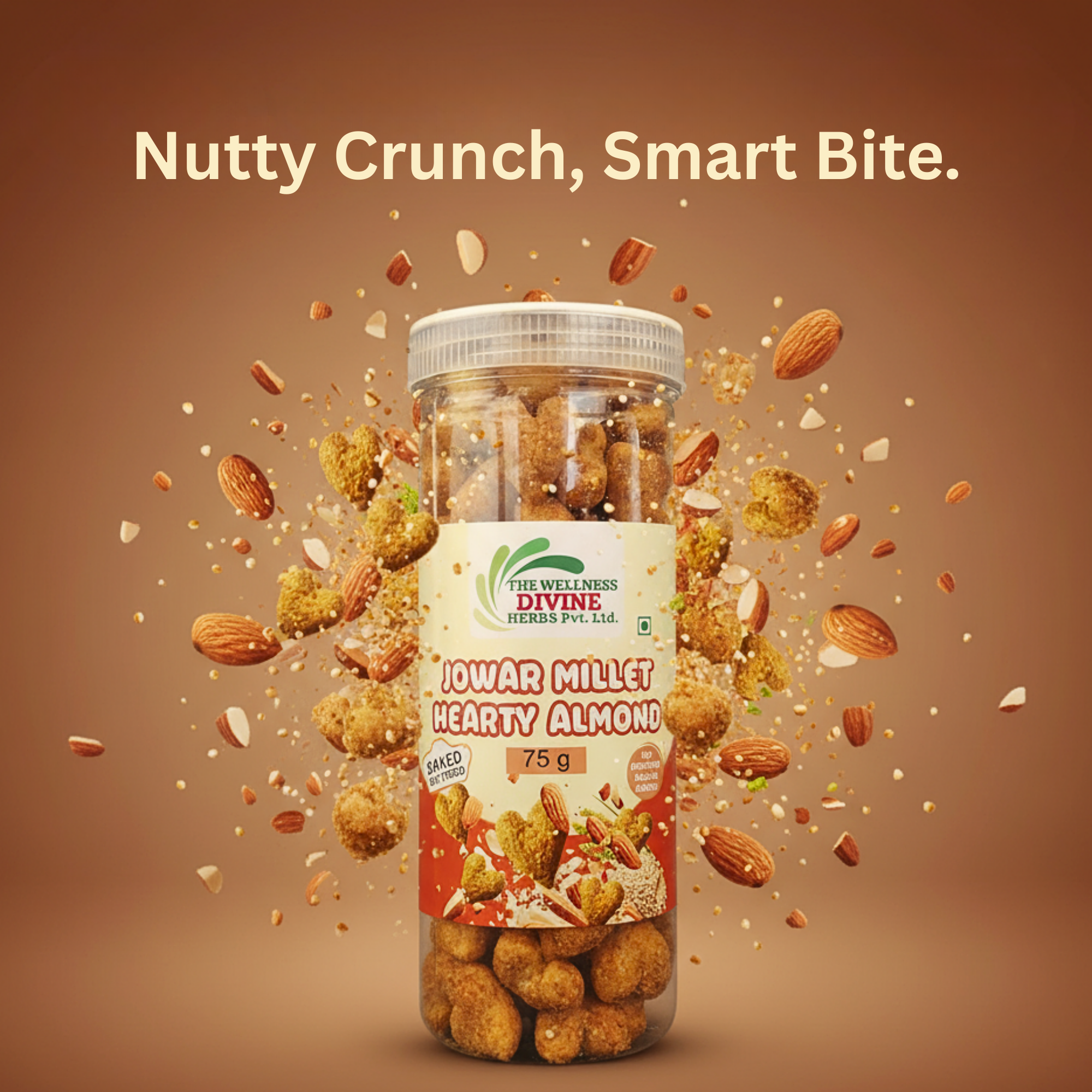 Jowar Millet Hearty Almond Snack