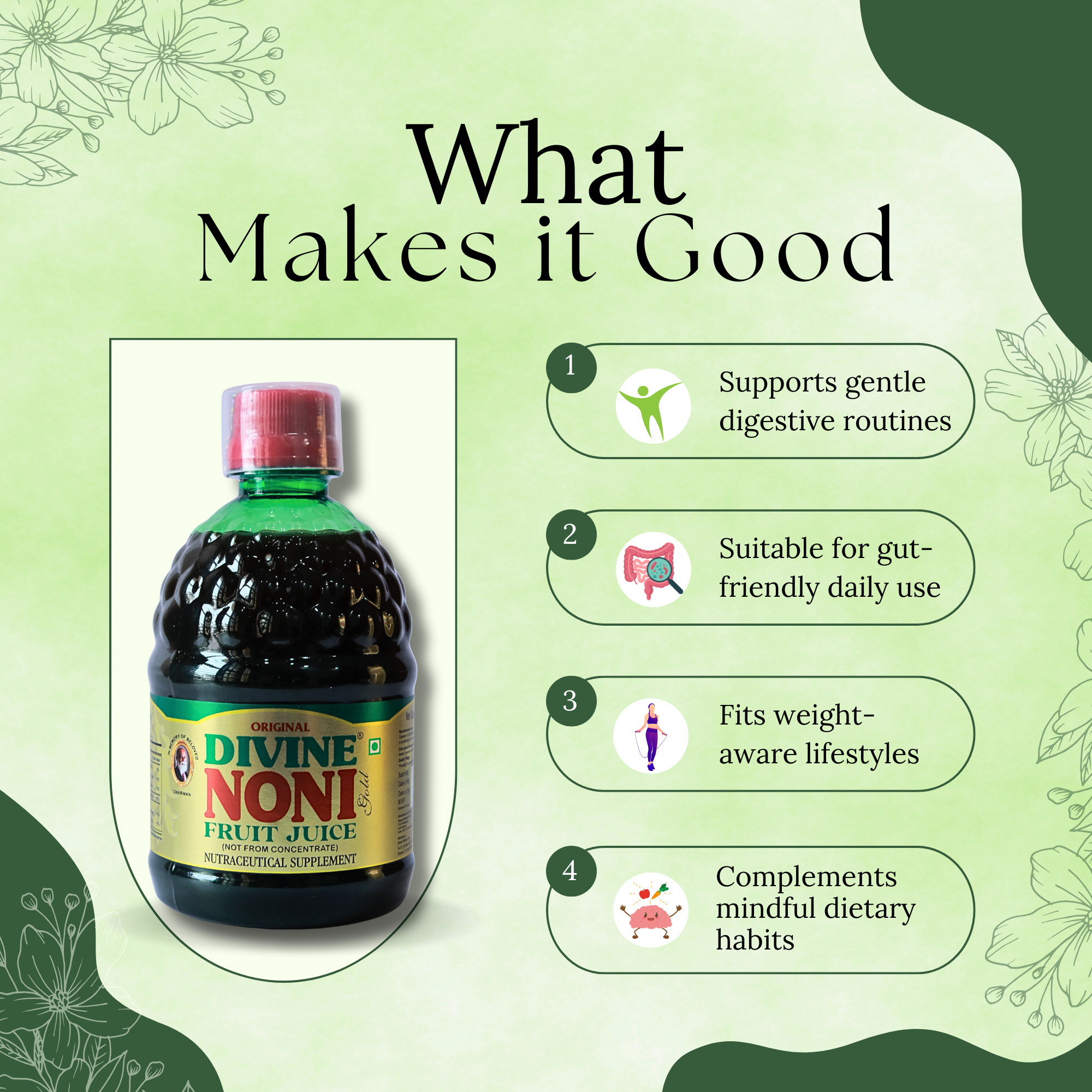 Divine Noni Fermented Juice 800ml
