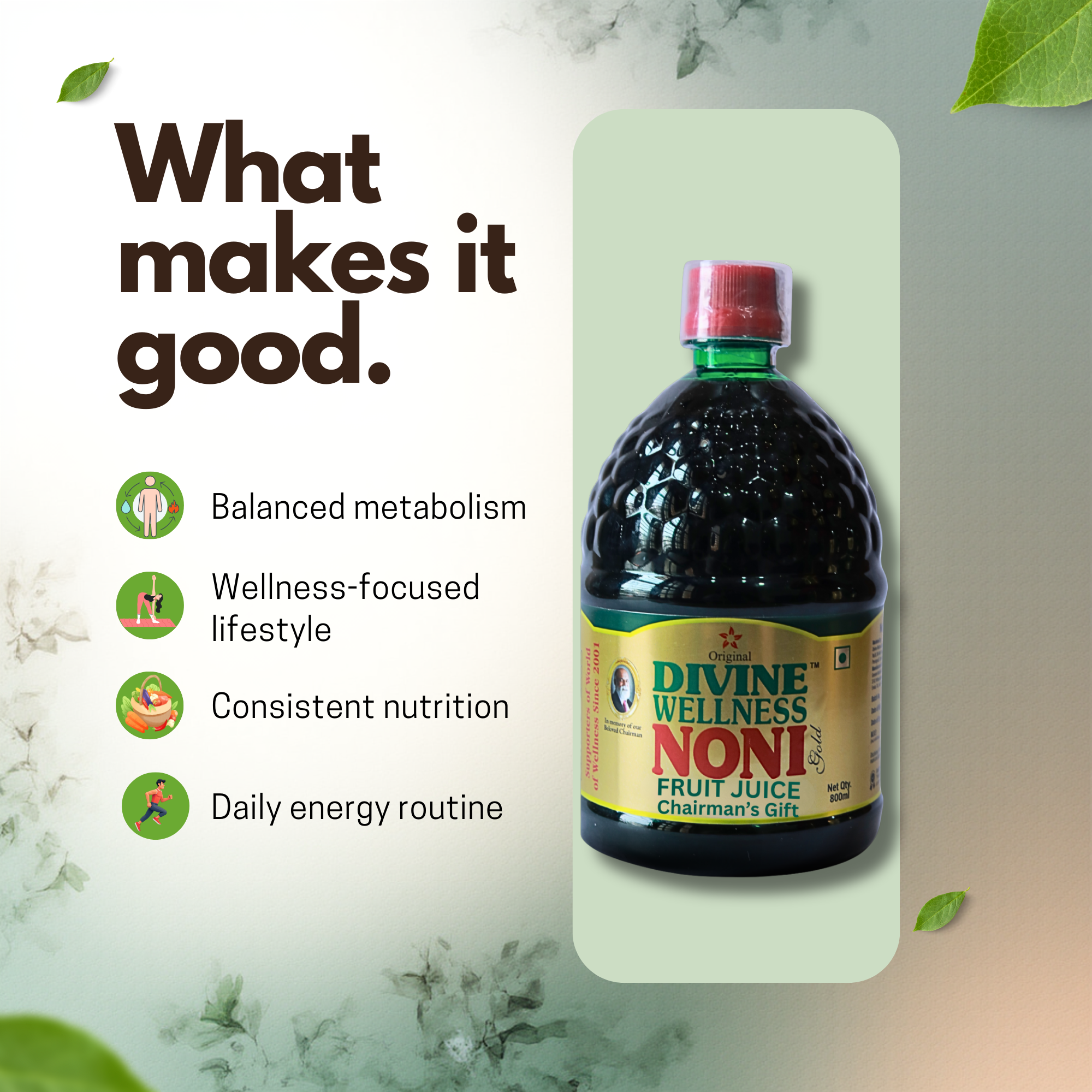 Divine Wellness Noni Concentrated 800ml