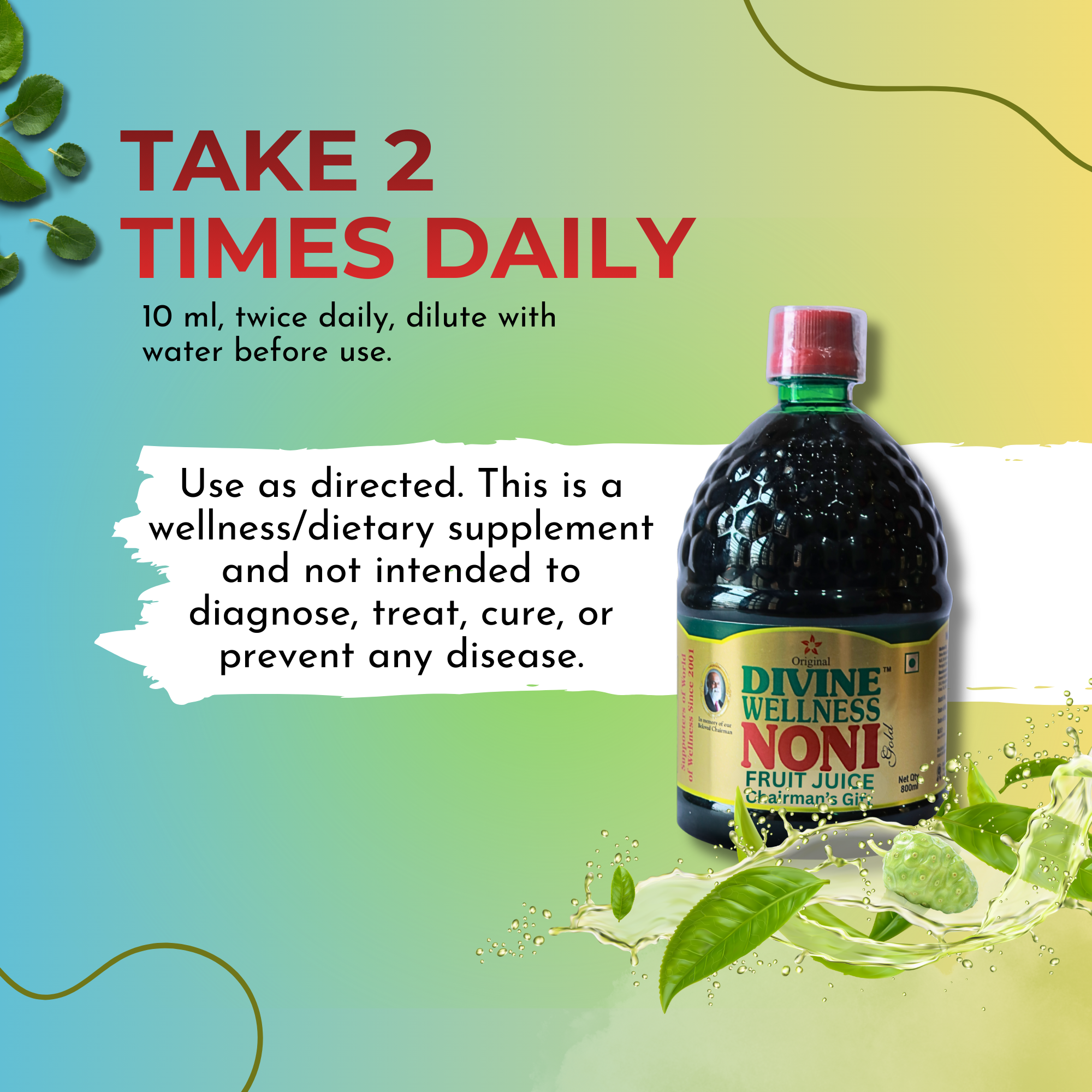 Divine Wellness Noni Concentrated 800ml